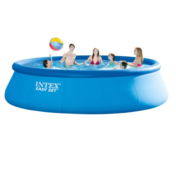 INTEX Komplettset Easy Set Quick Up Pool Ø 457x122cm + Filterpumpe Swimmingpool