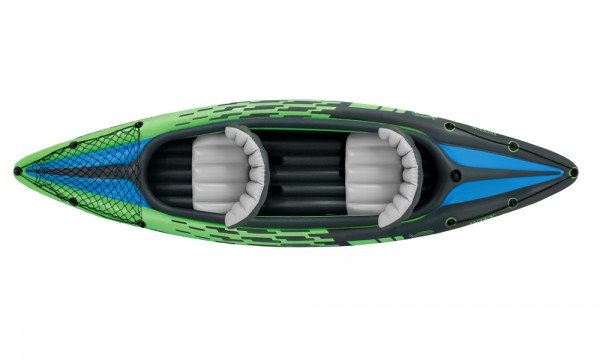 INTEX Challenger K2 Kajak Set Schlauchboot + Paddel + Pumpe für 2 Personen