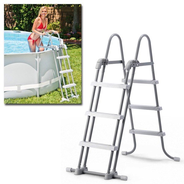 INTEX Sicherheitsleiter 91 - 107cm Pool Leiter Einstiegsleiter Easy Frame Pools