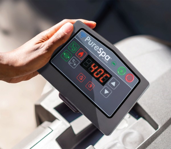 INTEX Whirlpool Greywood Deluxe Pure SPA 196x71 Massage 4 Personen + APP