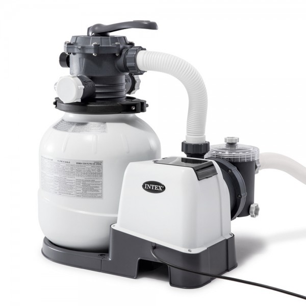 INTEX Komplettset Ultra XTR Frame Pool Ø 610x122cm + Sandfilter Swimmingpool