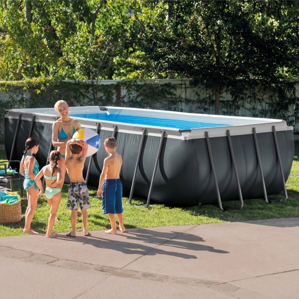 INTEX Komplettset Ultra XTR Frame Pool 549x274x132cm + Sandfilter Swimmingpool