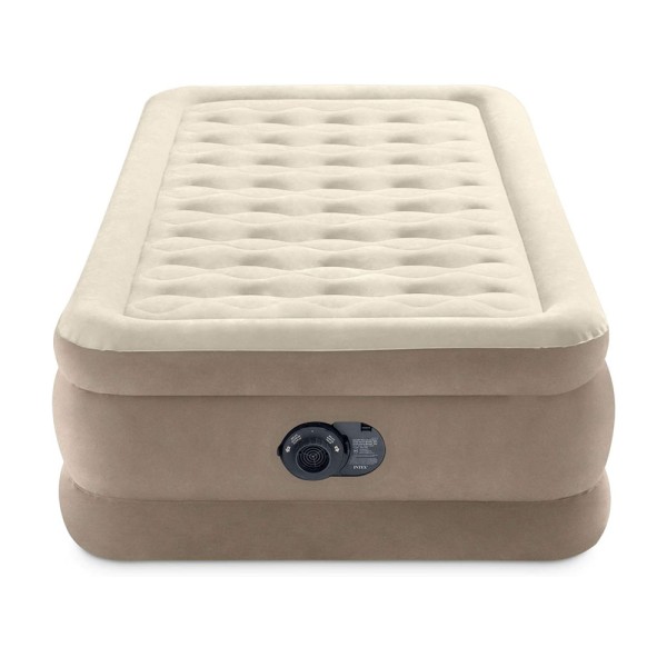 INTEX Luftbett Ultra Plush Single + 230V Pumpe Gästebett 191x99x46cm Bett