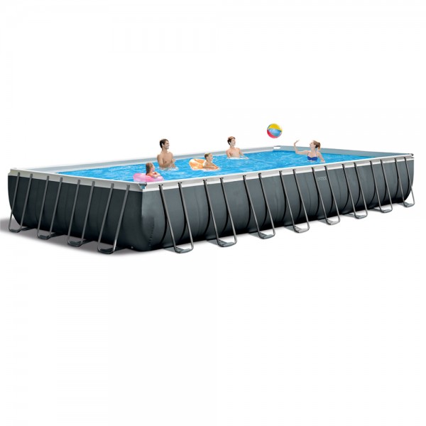 INTEX Komplettset Ultra XTR Frame Pool 975x488x132cm + Sandfilter Swimmingpool