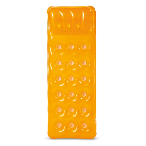 INTEX Lounge Luftmatratze Wasserliege Wasser Strand Matratze 188x71cm Orange