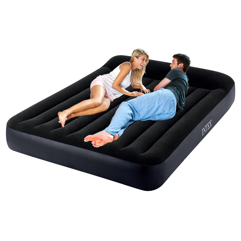 INTEX Classic Pillow Queen Luftbett Gästebett 203x152x25cm Luftmatratze Bett