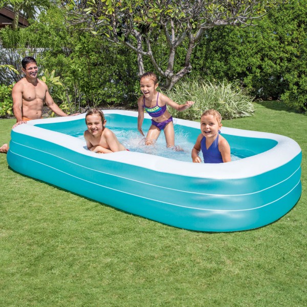 INTEX Swim Center Family 305x183cm mit Abdeckplane Planschbecken Swimming Pool
