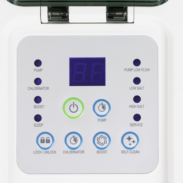 INTEX Sandfilter 10m³ Sandfilteranlage Salzwassersystem Chlorgenerator Filter