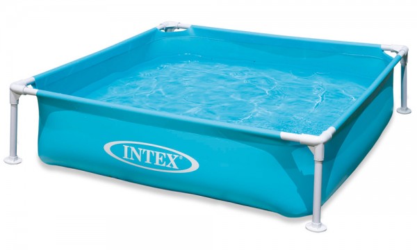 INTEX Frame Babypool Kinderpool 122x122x30cm Swimmingpool Planschbecken Blau