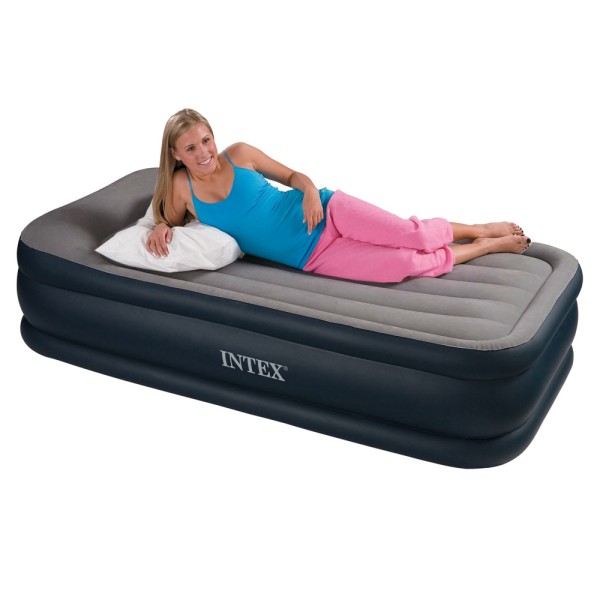 INTEX Luftbett Plus Single + 230V Pumpe Gästebett 191x99x42cm Luftmatratze