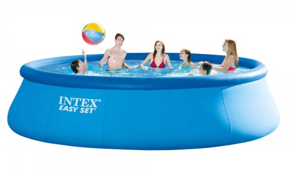 INTEX Easy Set Pool 457x107cm Quick Up Swimming Ersatzpool Ersatzpoolfolie