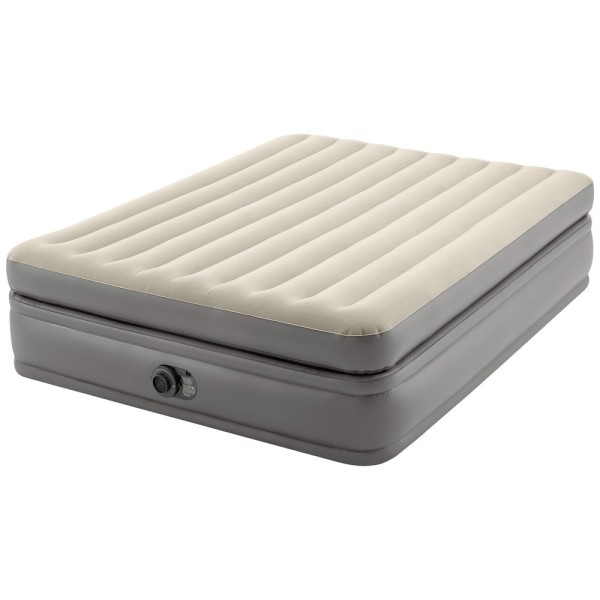 INTEX Luftbett Prime Comfort Queen + 230V Pumpe Gästebett 203x152x51cm