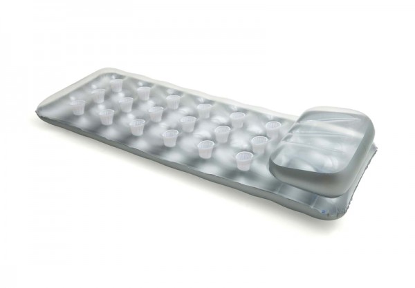 INTEX Lounge Luftmatratze Wasserliege Wasser Strand Matratze 188x71cm Grau