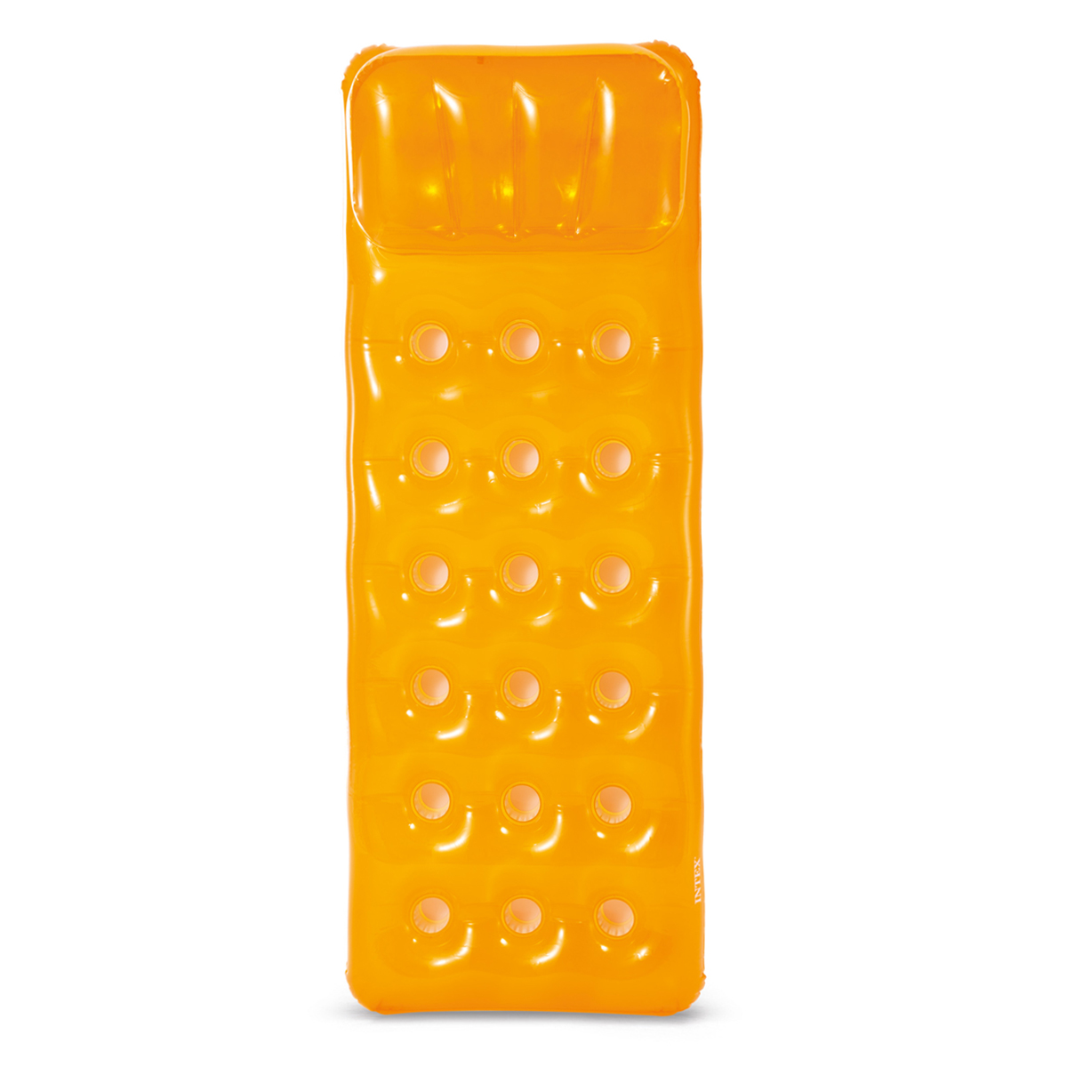 INTEX Lounge Luftmatratze Wasserliege Wasser Strand Matratze 188x71cm Orange