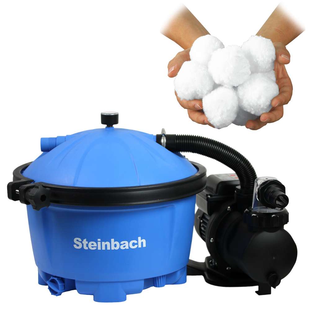 Steinbach Sandfilteranlage Active Balls 50 Sandfilter Filter Pool 7,5m³