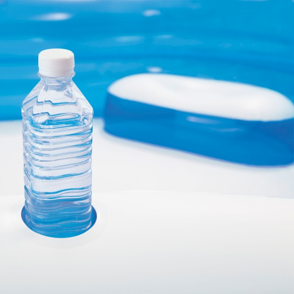 INTEX Swim Center Lounge Family Swimming Pool mit Getränkehalter Blau