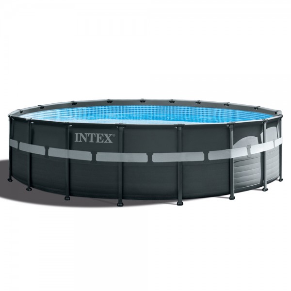 INTEX Komplettset Ultra XTR Frame Pool Ø 549x132cm + Sandfilter Swimmingpool