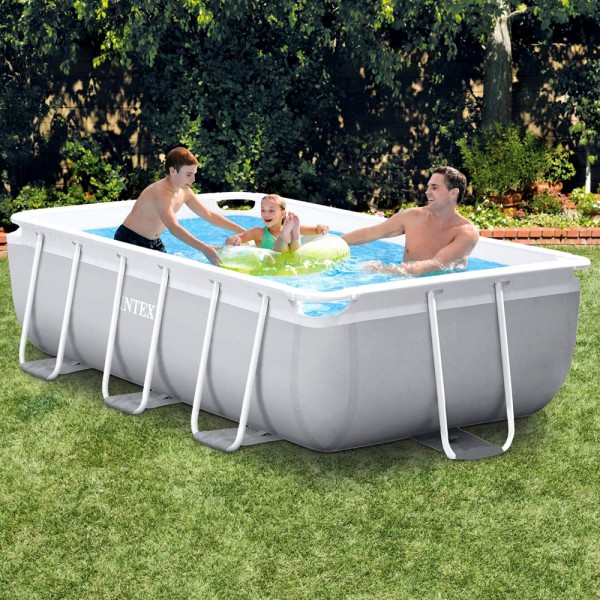 INTEX Komplettset Prism Frame Pool 300x175x80cm + Filterpumpe Schwimmbecken