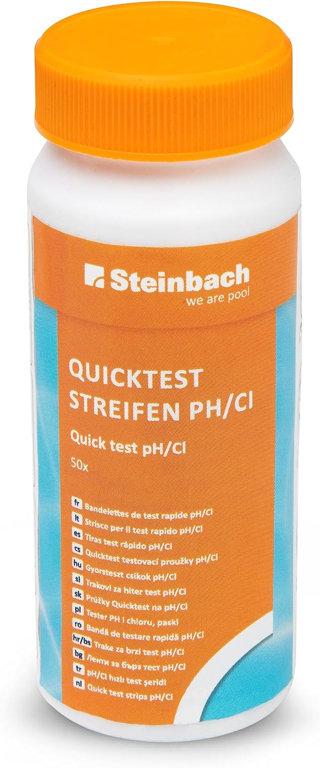 Steinbach Pool Starterset 7-tlg. Chlor Ph minus Wasserpflege Granulat Algezid
