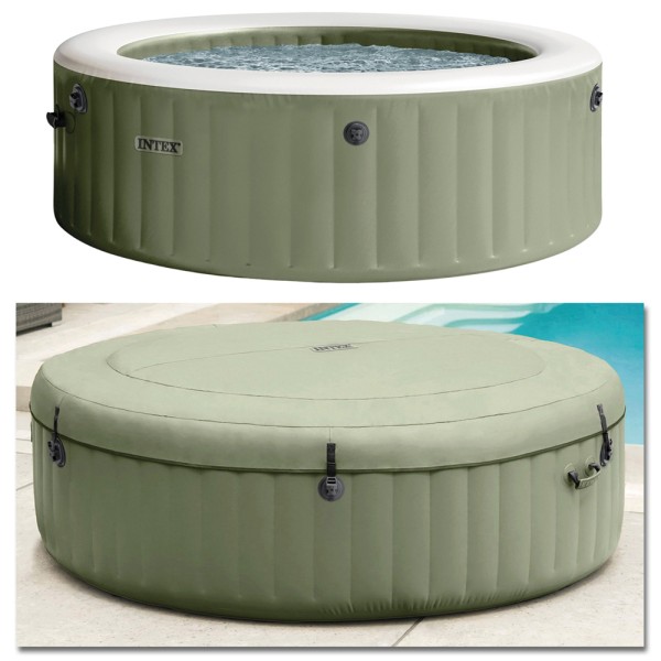INTEX Whirlpool Pure SPA 216x71 Bubble Massage für 6 Personen Kalkschutz
