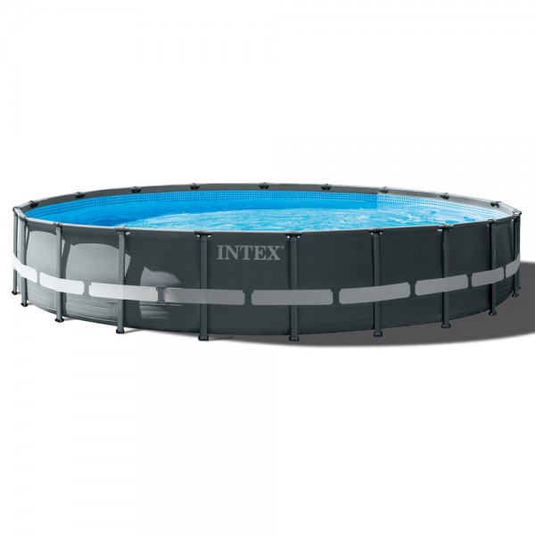 INTEX Komplettset Ultra XTR Frame Pool Ø 610x122cm + Sandfilter Swimmingpool