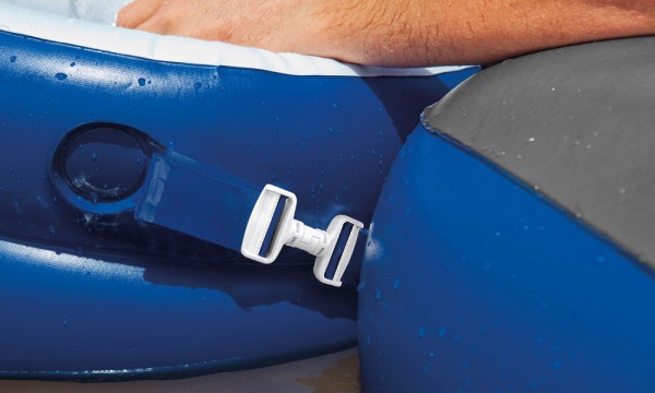 4er Set INTEX River Run Connect Lounge Badeinsel Luftmatratze mit Getränkehalter