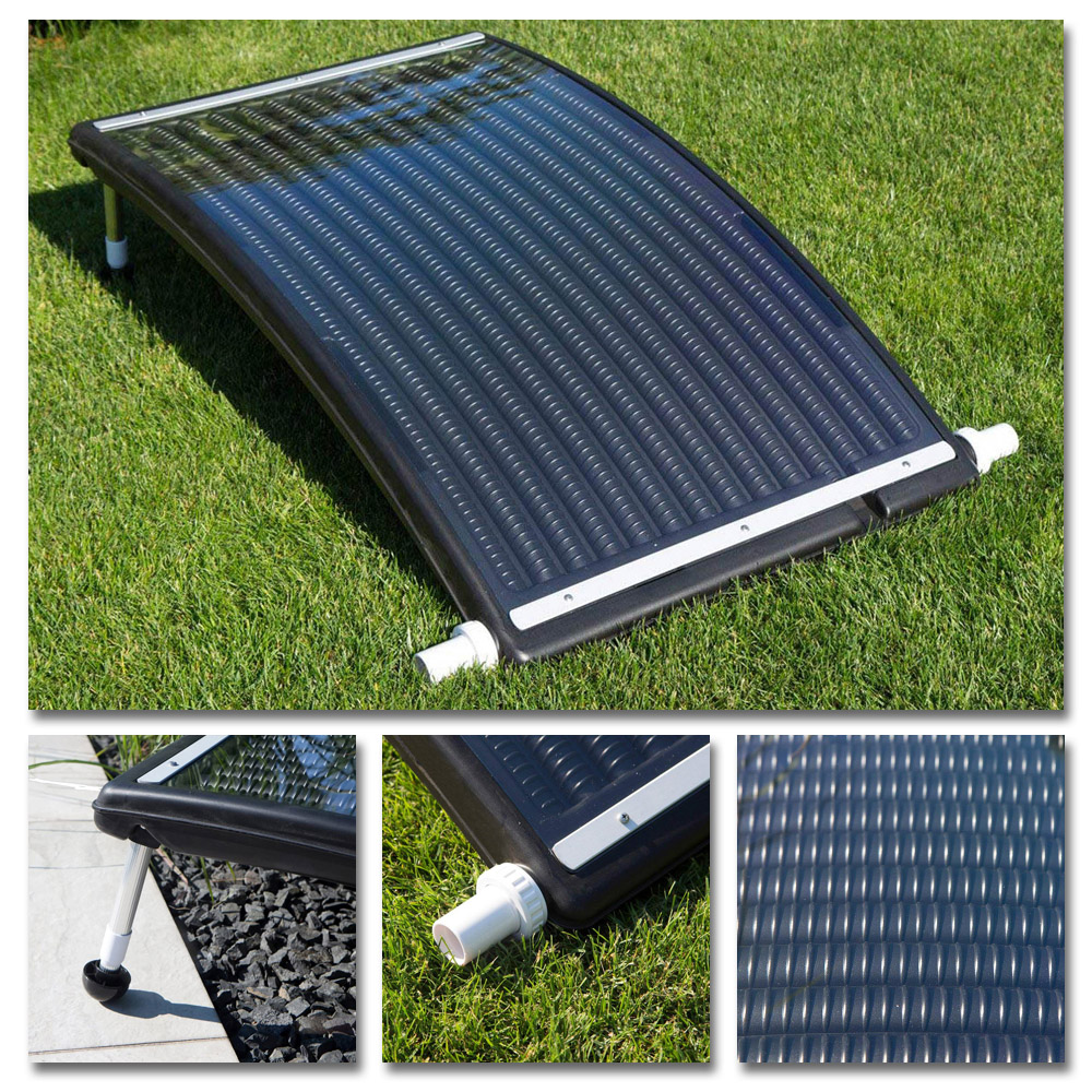 3x Sonnenkollektor für Pool Solar Solarheizung Poolheizung Solarmodul 105x73 cm 