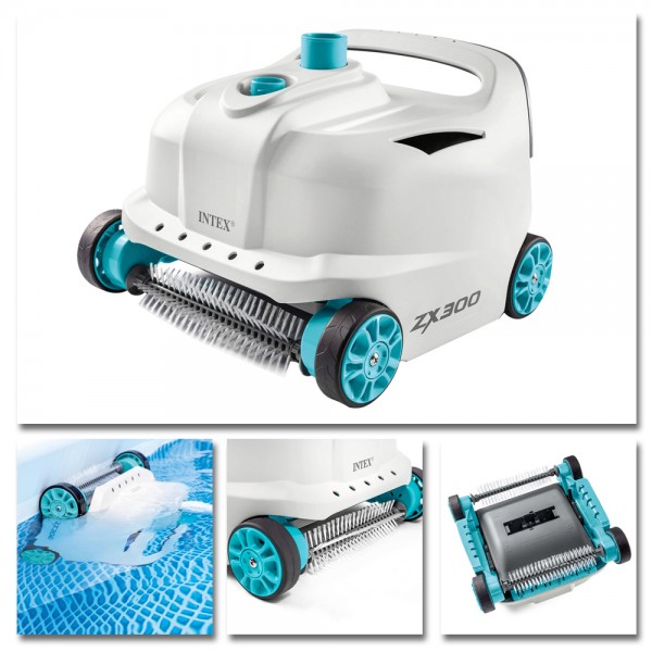 INTEX Deluxe Auto Pool Cleaner ZX300 Poolroboter Bodensauger Sauger