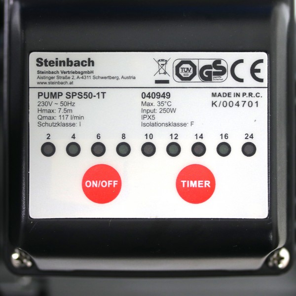 Steinbach Sandfilteranlage Active Balls 50 Sandfilter Filter Pool 7,5m³ Intex