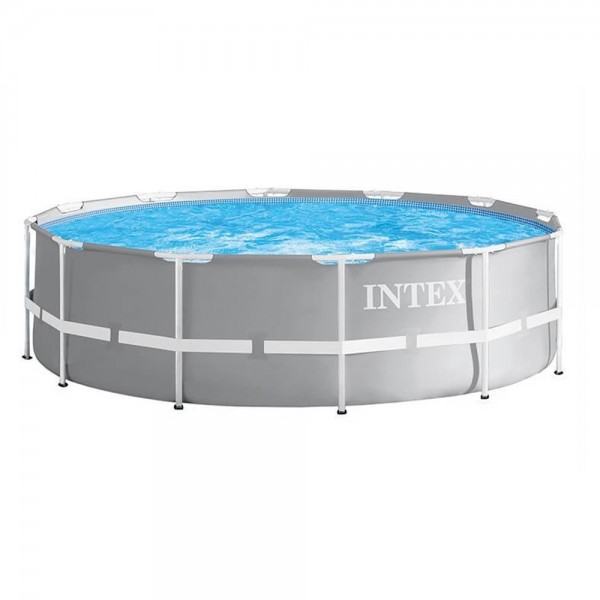 INTEX Komplettset Prism Frame Pool Ø 366x99 cm + Filterpumpe Swimmingpool