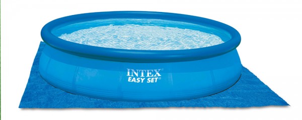 INTEX Bodenschutzplane Bodenplane für Easy Set Frame Swimming Pools 472 x 472cm