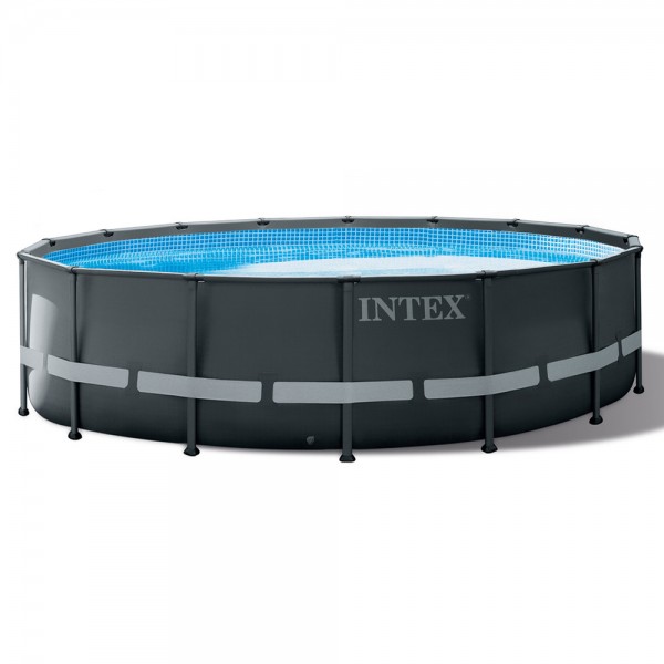 INTEX Komplettset Ultra XTR Frame Pool Ø 488x122cm + Sandfilter Swimmingpool