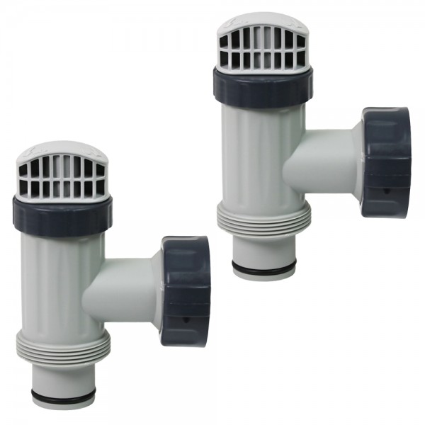 2 x INTEX Absperrhahn Hahn Schwimmbad Swimming Pool Ventil Absperrventil 38mm