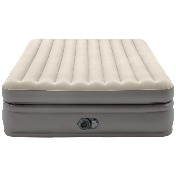 INTEX Luftbett Prime Comfort Queen + 230V Pumpe Gästebett 203x152x51cm