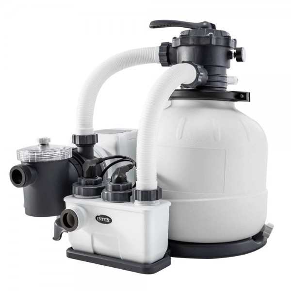 INTEX Sandfilter 7,9m³ Sandfilteranlage Salzwassersystem Chlorgenerator Filter