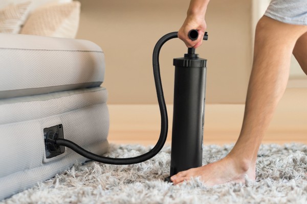 INTEX Double Quick III Doppelhub Pumpe Luftpumpe 48cm für Luftbett Boot