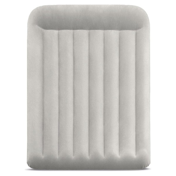 INTEX Luftbett Pillow Queen + 230V Pumpe Gästebett 203x152x30cm Luftmatratze