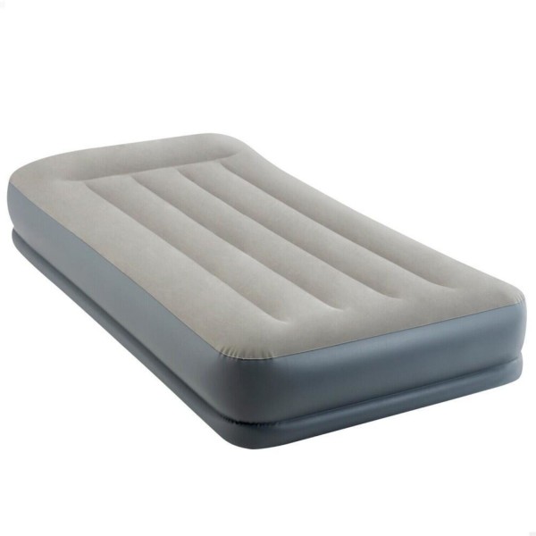 INTEX Luftbett Pillow Single + 230V Pumpe Gästebett 191x99x30cm Luftmatratze