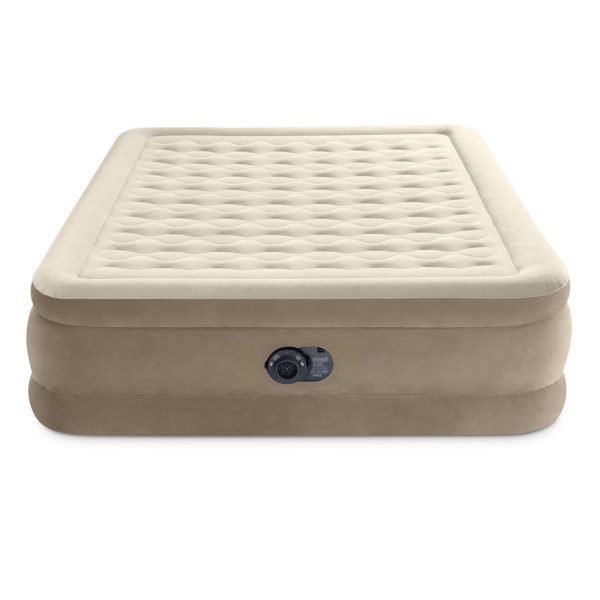 INTEX Luftbett Ultra Plush Queen + 230V Pumpe Gästebett 203x152x46cm Bett