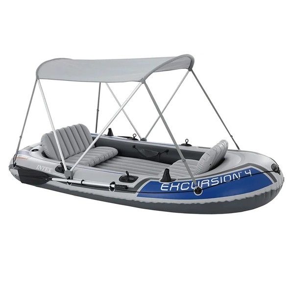 INTEX Bootsverdeck für Schlauchboot Boots Überdachung Größe: 160x142cm