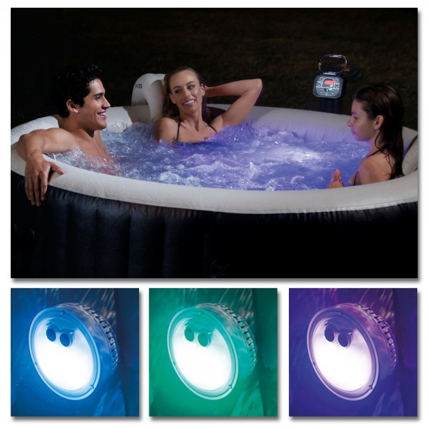 INTEX LED Licht für Whirlpool LED Licht Beleuchtung 5 Farben Pure SPA Pool
