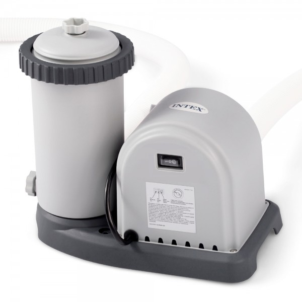 INTEX Komplettset Prism Frame Pool Ø 549x122cm + Filterpumpe Swimmingpool