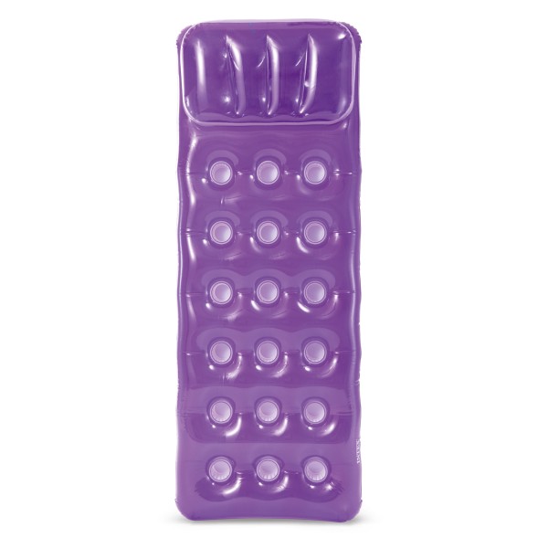 INTEX Lounge Luftmatratze Wasserliege Wasser Strand Matratze 188x71cm Violett