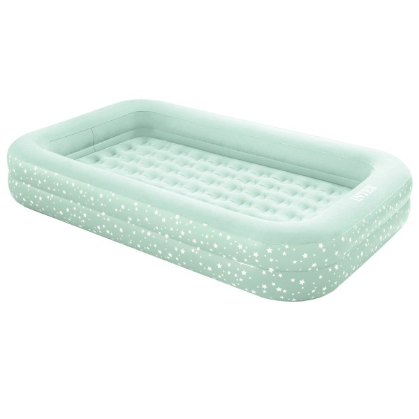 INTEX Reisebett Kinderbett 107x168x25cm Luftbett + Pumpe Gästebett Bett