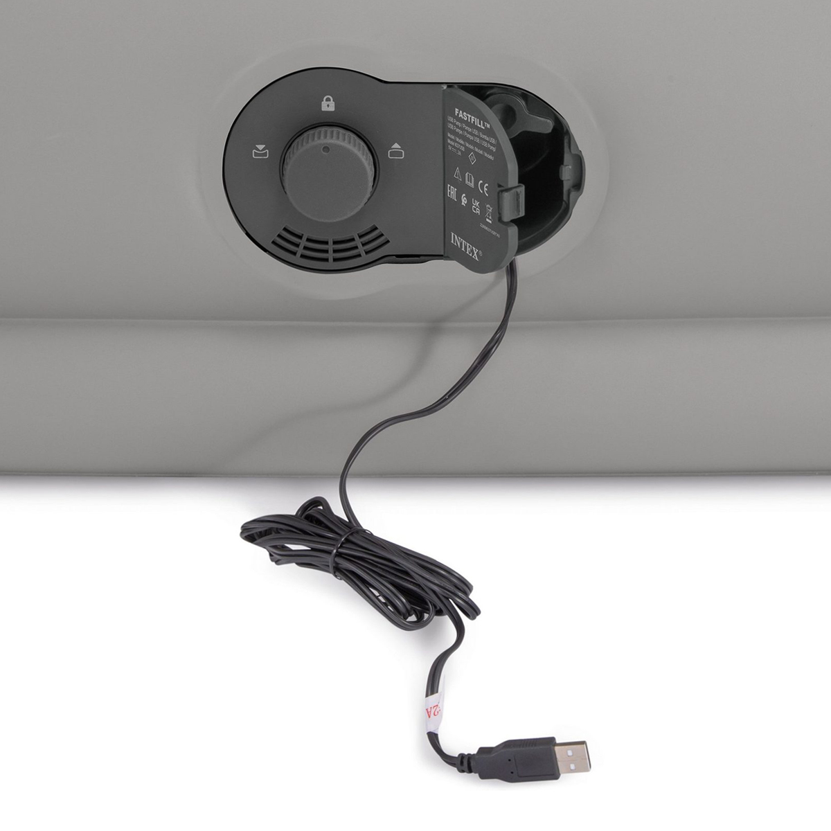 INTEX Luftbett Prestige Single + USB Pumpe Gästebett 191x99x30cm Luftmatratze