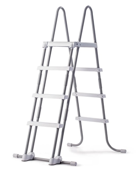 INTEX Sicherheitsleiter mit Plattform 122cm Pool Leiter Einstiegsleiter