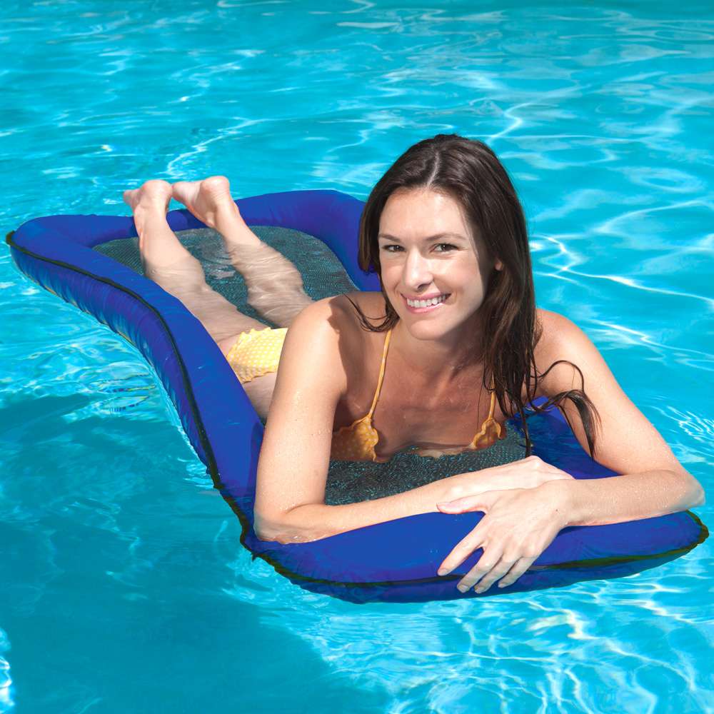 Intex Chill 'N Float Lounge – Luftmatratze Mit Getränkehalter – 163 X 104 Cm – Für Pool, See &