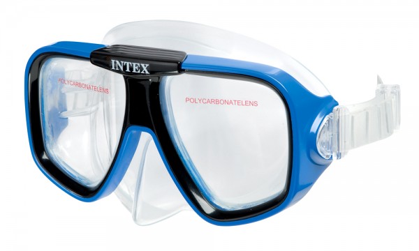 INTEX Schnorchel Tauch Set Reef Rider Blau Tauchmaske Taucherbrille + Schnorchel