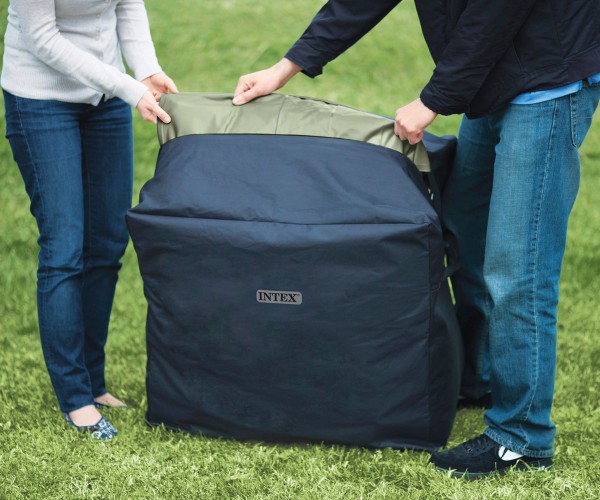 INTEX Whirlpool Pure SPA 216x71 Bubble Massage für 6 Personen Kalkschutz