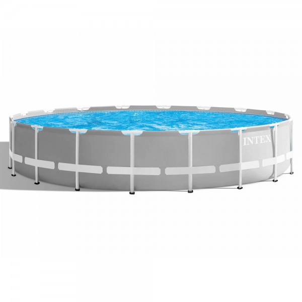INTEX Komplettset Prism Frame Pool Ø 549x122cm + Filterpumpe Swimmingpool